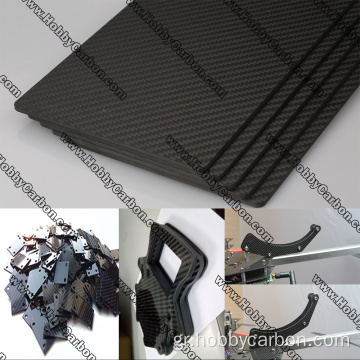 Πλαίσιο Carbon Glass Sheets για κοπή CNC